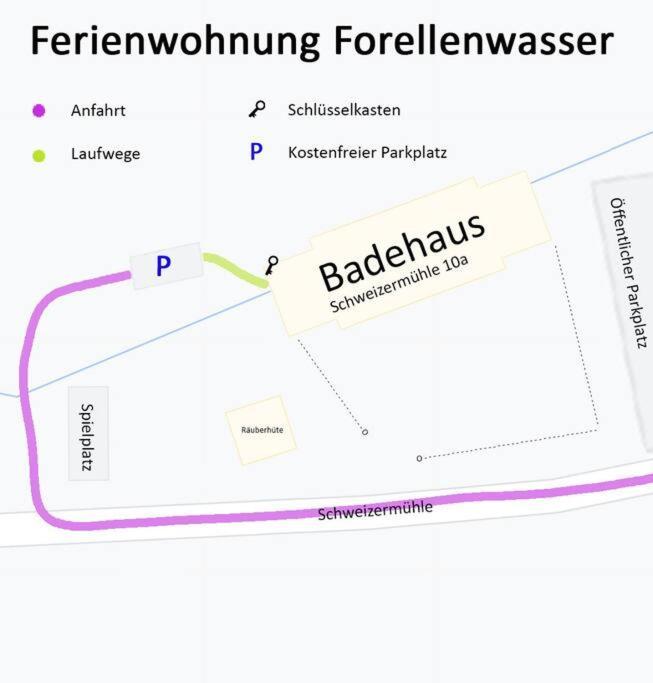 Forellenwasser Rosenthal-Bielatal Esterno foto